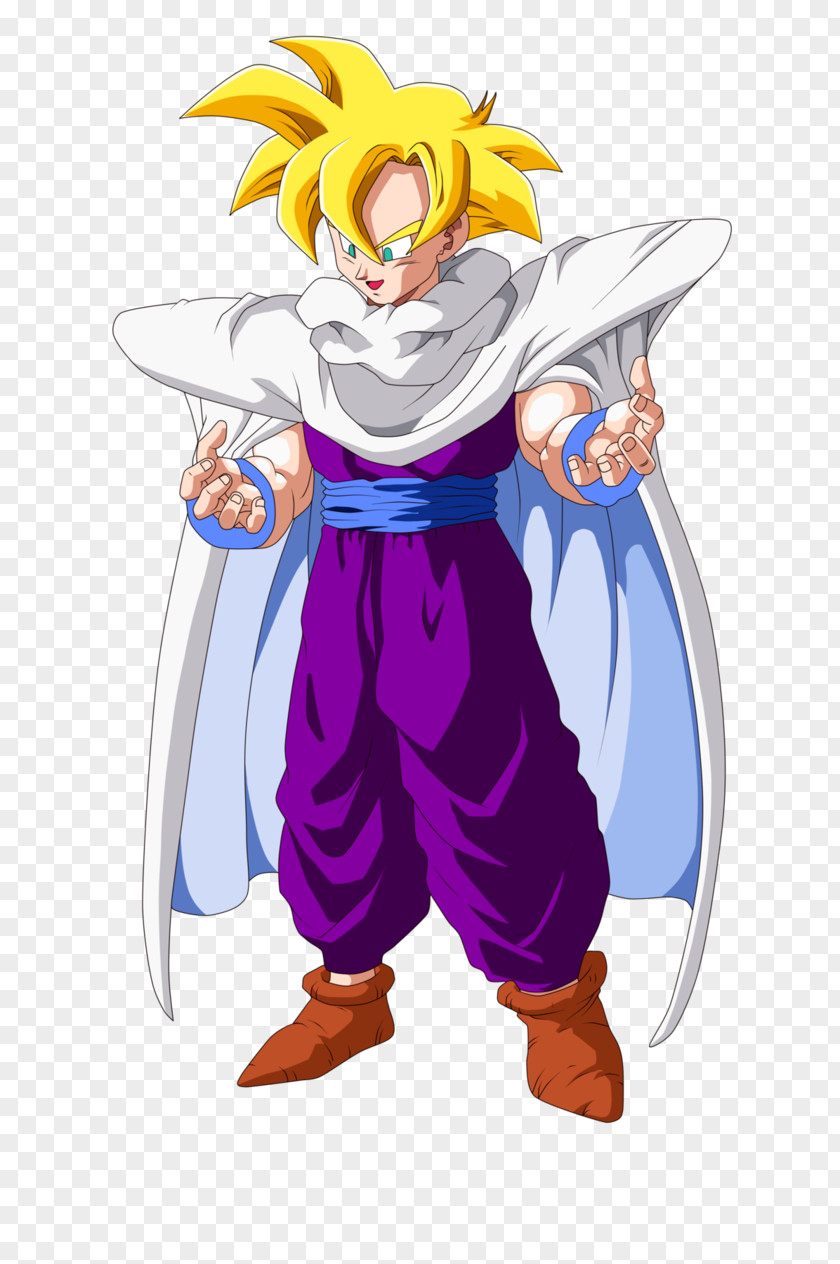 Teenager Gohan Goku Trunks Majin Buu Vegeta PNG