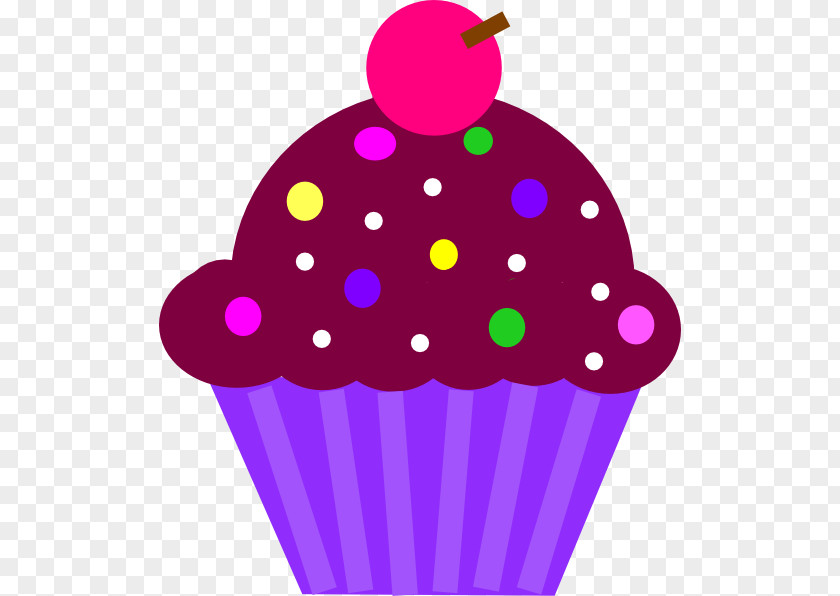 Colored Cupcakes Cupcake Clip Art PNG