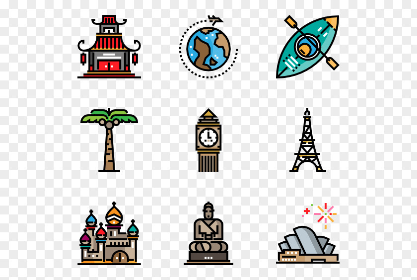 Detailed Vector Travel User Interface Clip Art PNG