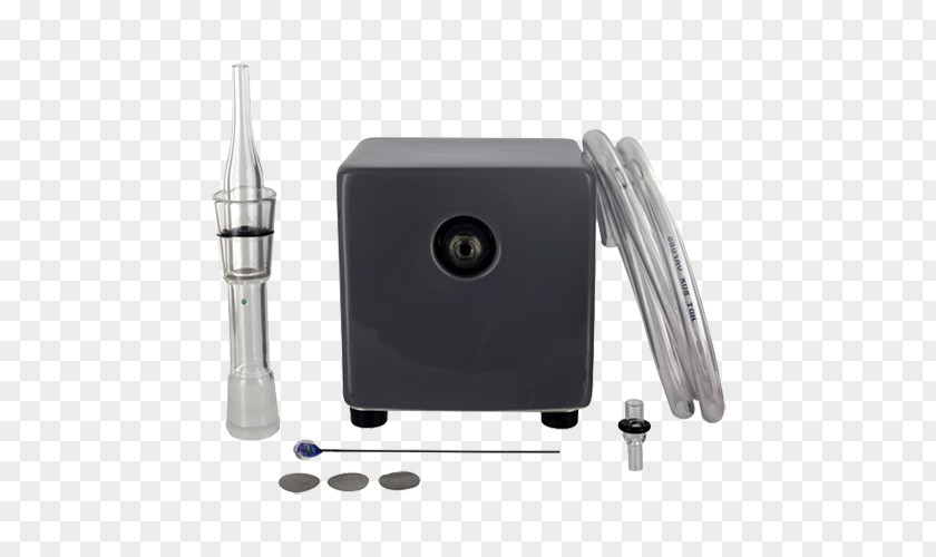 GREY BOX Vaporizer Electronic Cigarette Tobacco Smoking Nicotine PNG
