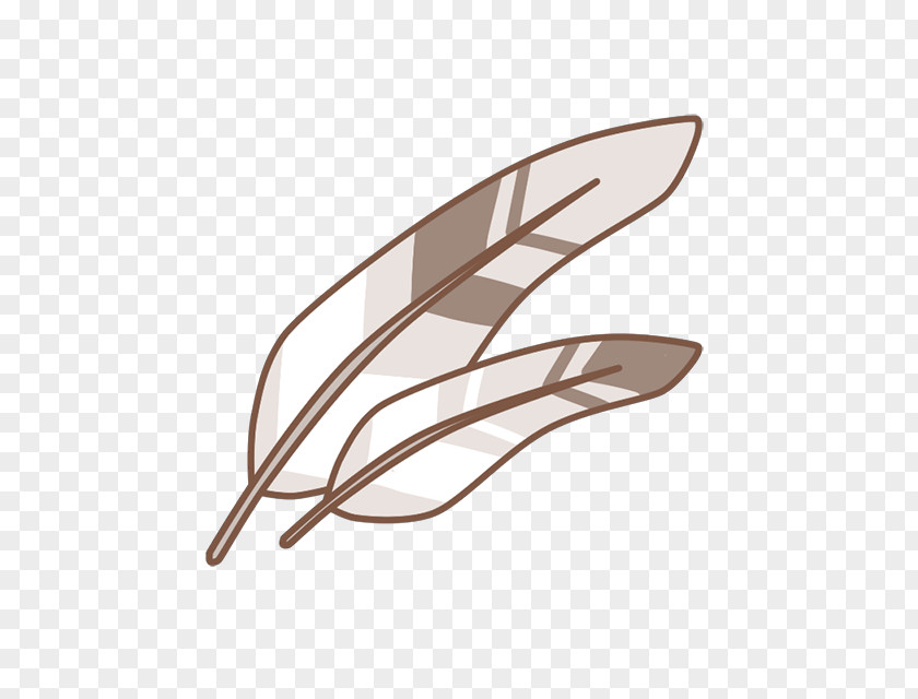 Hand-painted Feathers Feather Adobe Illustrator PNG