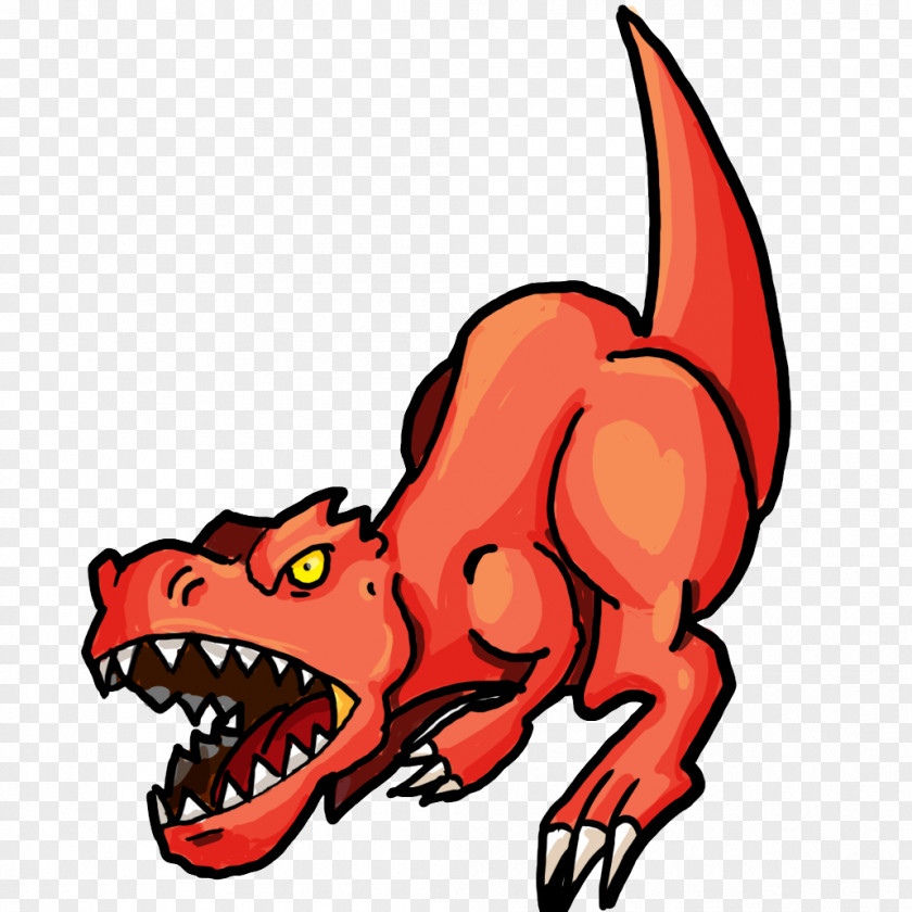 T-rex Tyrannosaurus Mouth Snout Cartoon Clip Art PNG