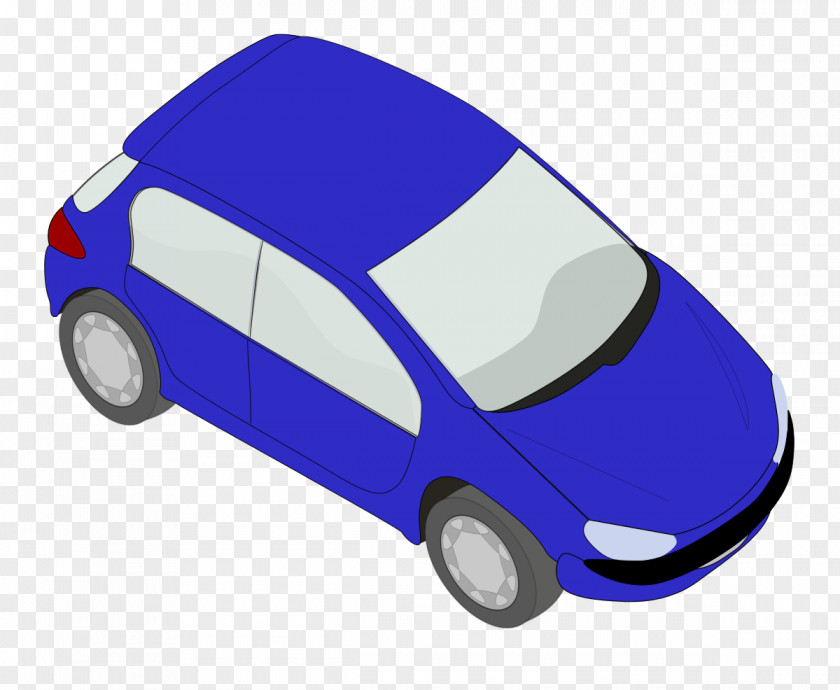 Technoargia Blue Car Clip Art PNG