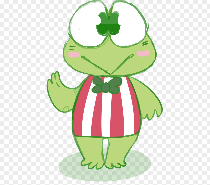 Frog Character Flowering Plant Clip Art PNG