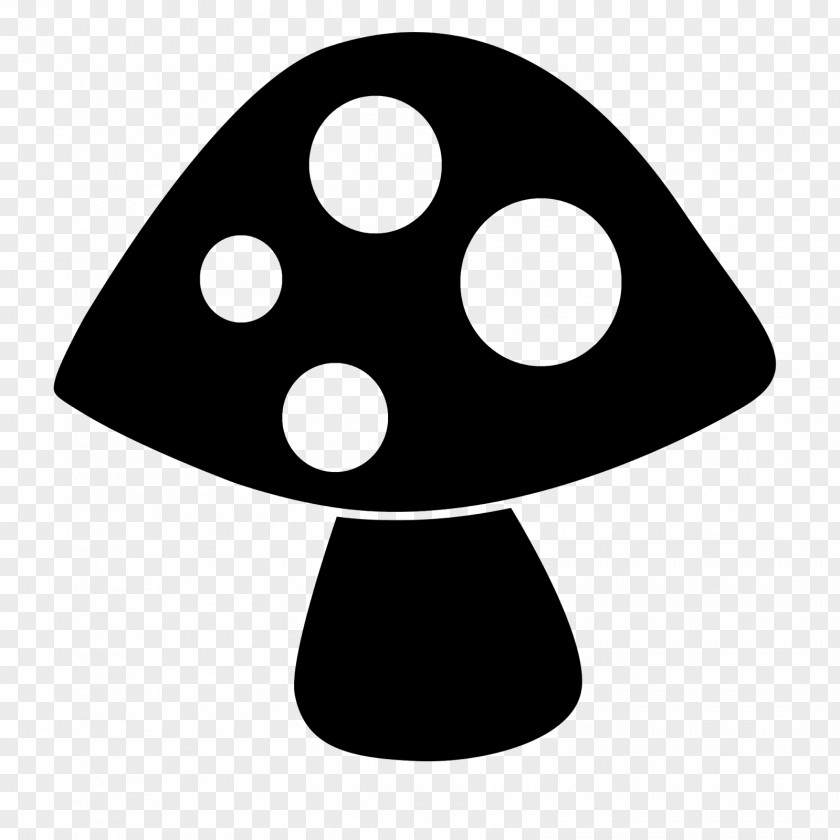 Silhouette Fungus Clip Art PNG