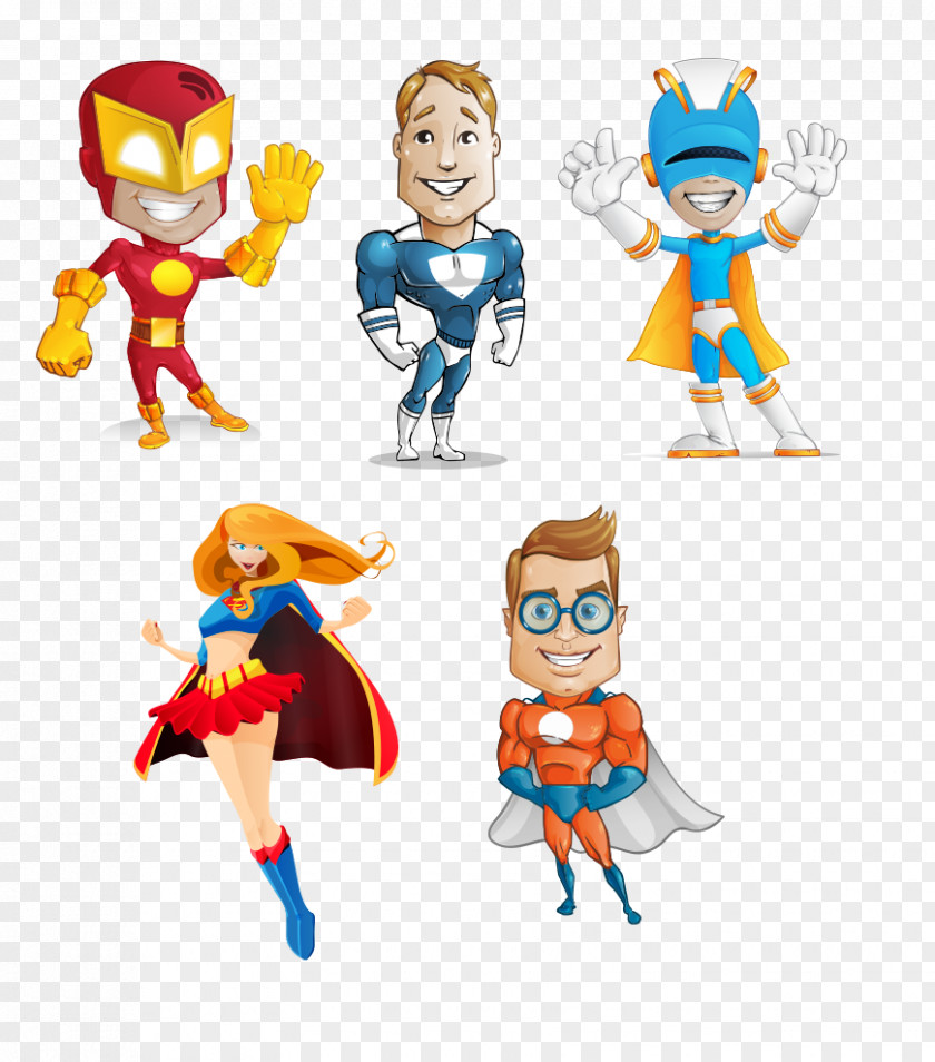Super Hero Superhero Cartoon Clip Art PNG