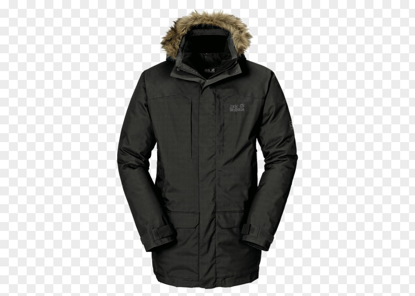Jack Wolfskin Overcoat Parka Jacket Down Feather PNG