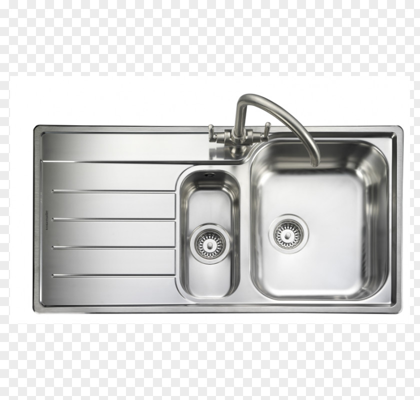 Kitchen Sink Bowl Stainless Steel Tap PNG