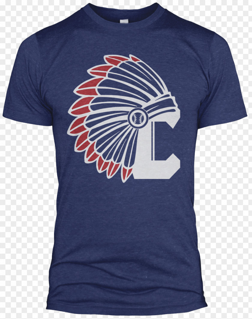 T-shirt Cleveland Indians Blue Cavaliers PNG