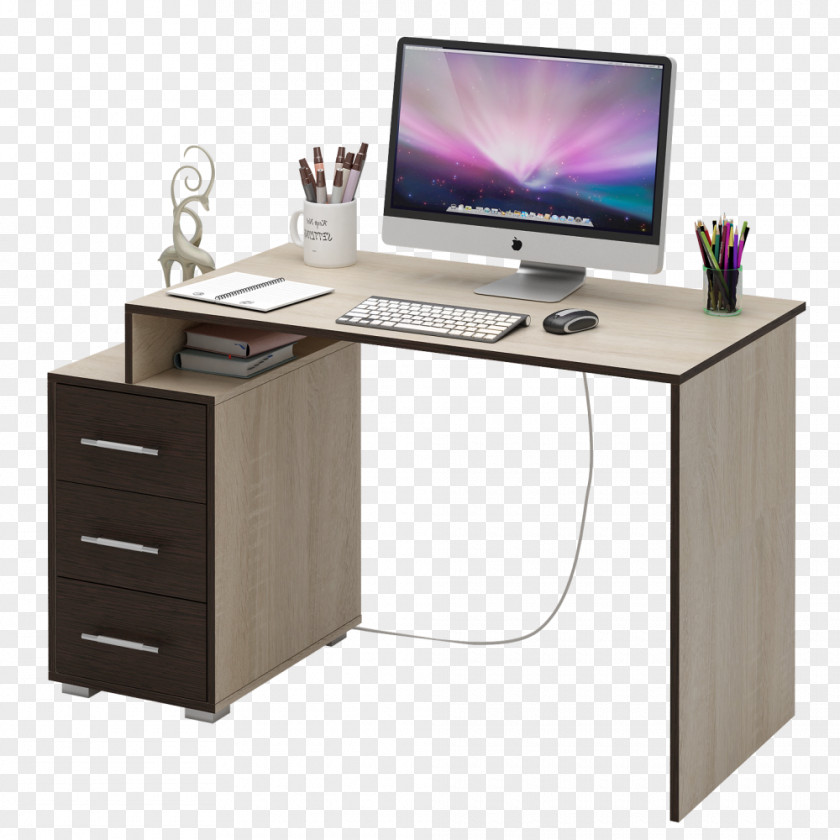 Table Computer Desk Living Room PNG