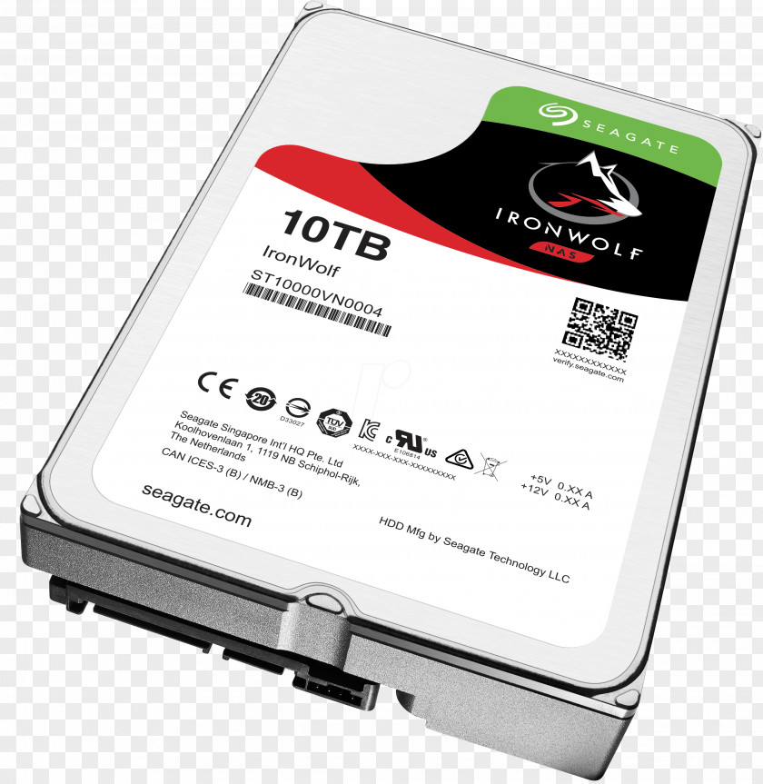 10000 Seagate IronWolf HDD Hard Drives Network Storage Systems Serial ATA Pro ST2000NE0025 Internal Drive SATA 6Gb/s 128 MB 3.5