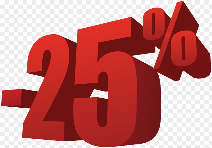 25% Off Sale Transparent Image PNG