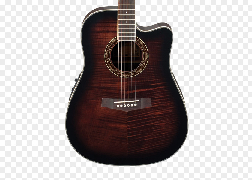 Acoustic Guitar Ibanez Acoustic-electric Cutaway Dreadnought PNG