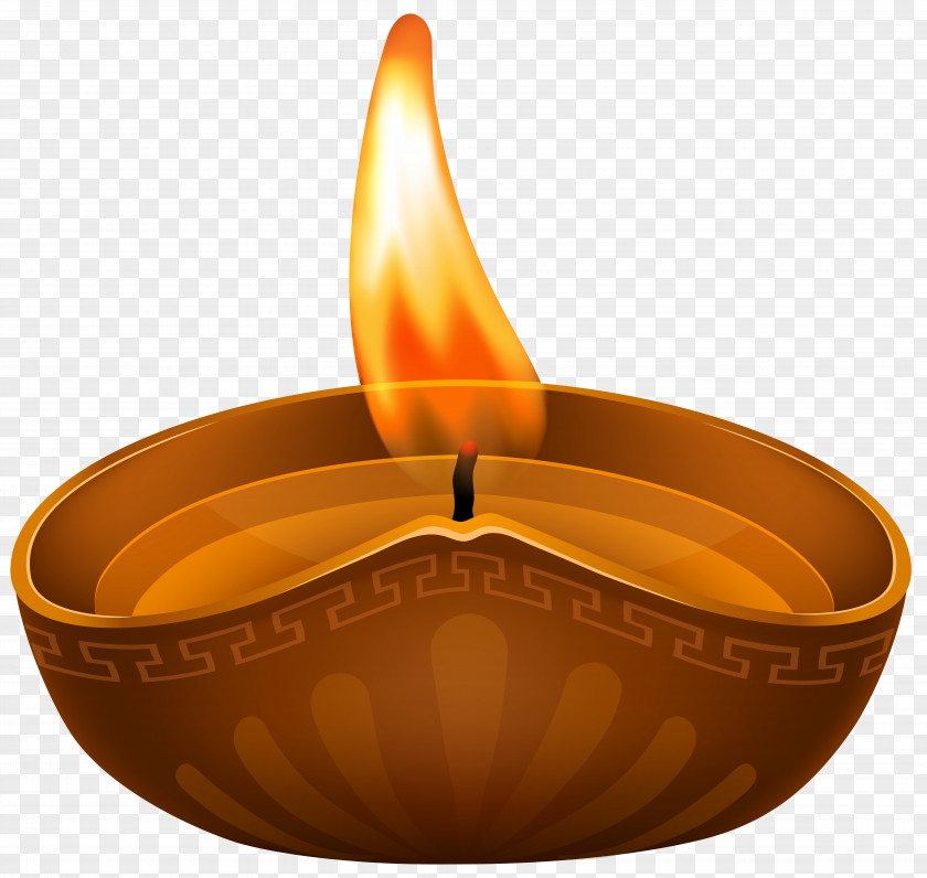 Diwali Candle Transparent Clip Art Image PNG