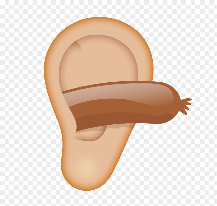 Ear Earn To Die 2 Apple Color Emoji IPhone PNG