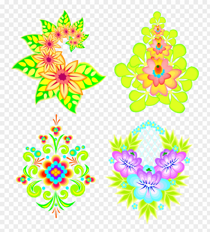 Flower Clip Art Vector Graphics Design PNG