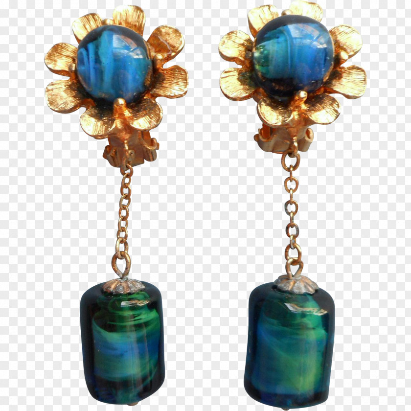 Jewellery Earring Turquoise Emerald Cobalt Blue PNG