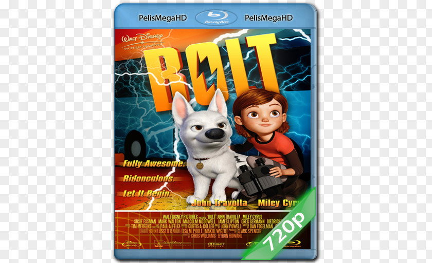Puppy Bolt Film Poster PNG