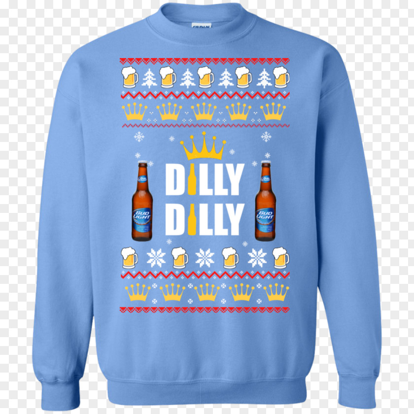 Bud Light Dilly T-shirt Sweater Hoodie Crew Neck Bluza PNG