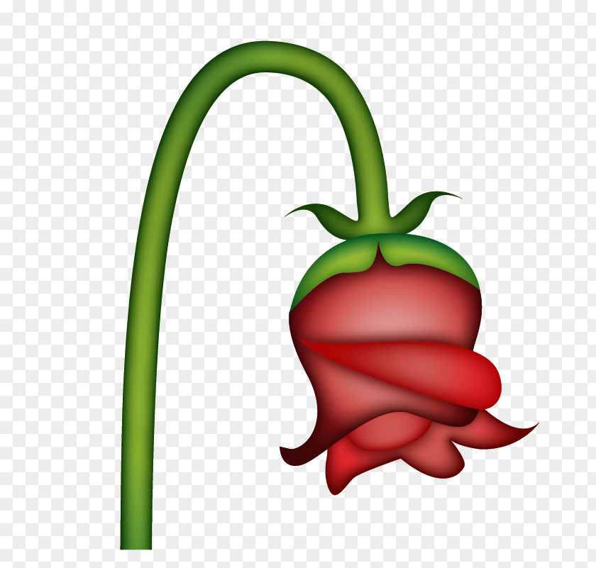 Emoji Serrano Pepper Flower Emoticon Clip Art PNG