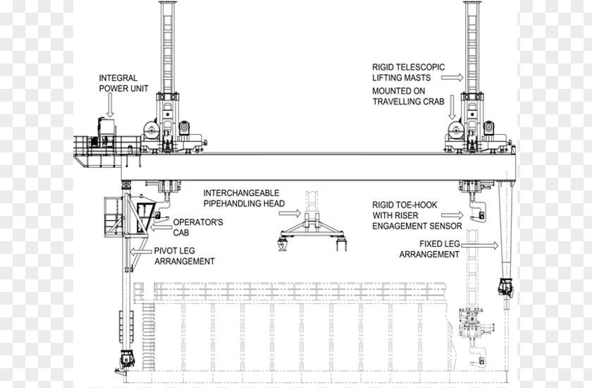 Mechanical Handling Car Technology Diagram Line PNG