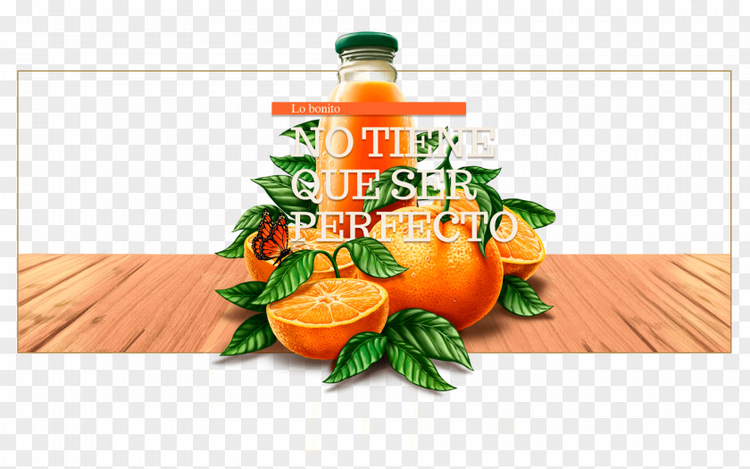 Orange Clementine Juice Mandarin Fruchtsaft Drink PNG