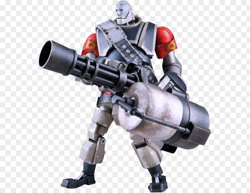 Robot Team Fortress 2 Red Heavy Action Figure & Toy Figures Video Games PNG