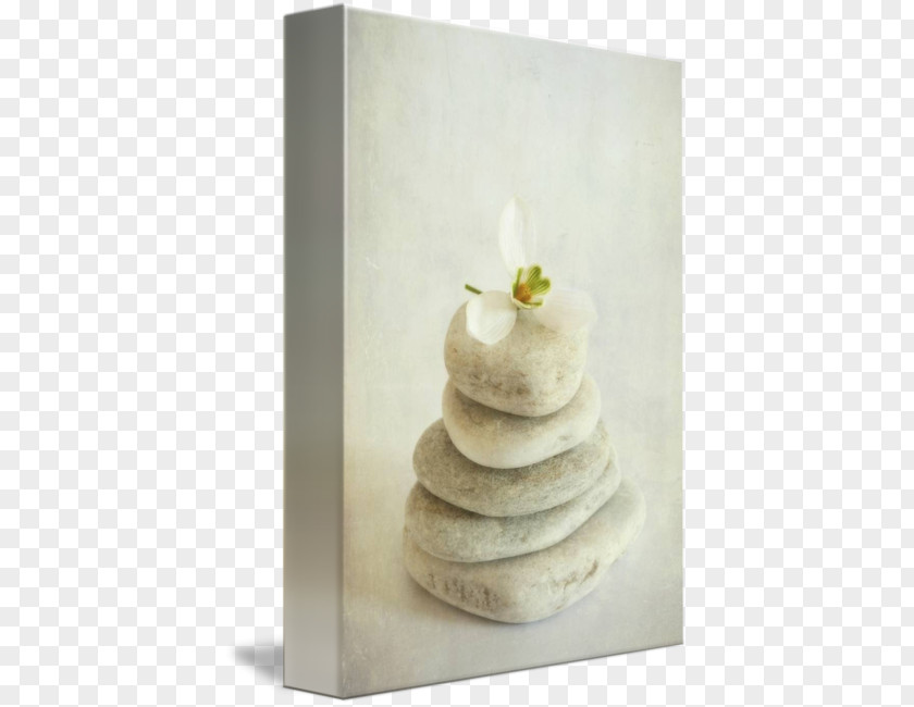 Stacked Stones Gallery Wrap Buttercream Canvas Flavor Art PNG