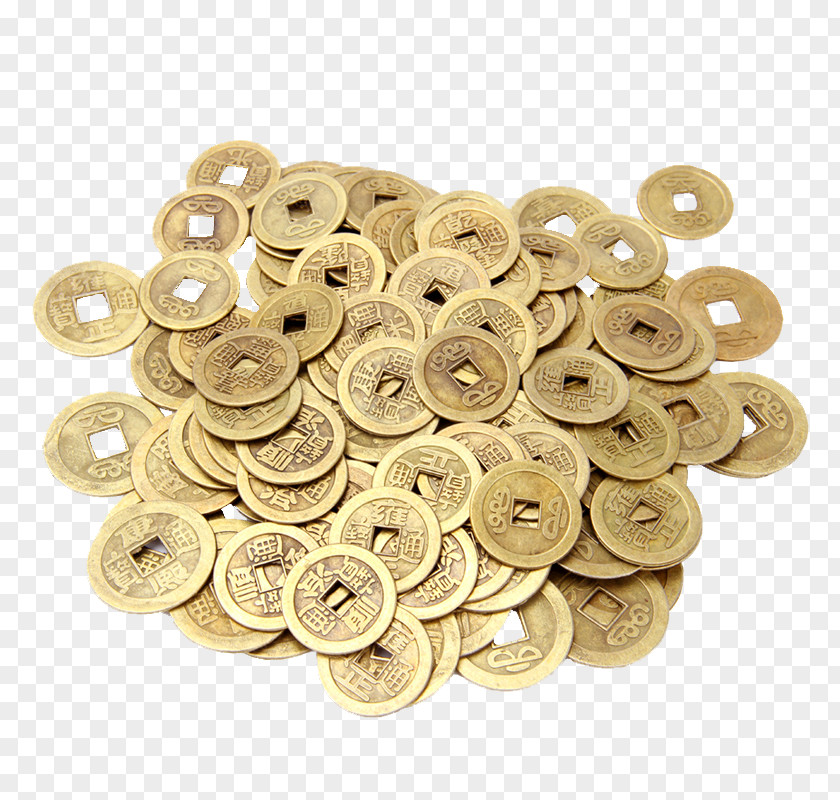 A Pile Of Coins Coin Cash PNG