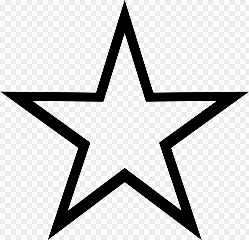 Black Star Five-pointed Clip Art PNG