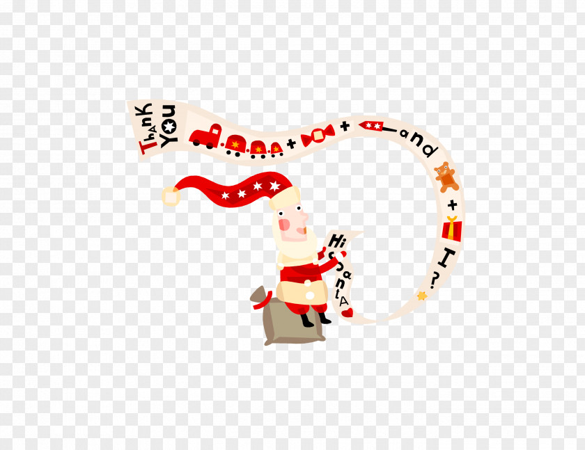 Cartoon Santa Material Claus Christmas PNG
