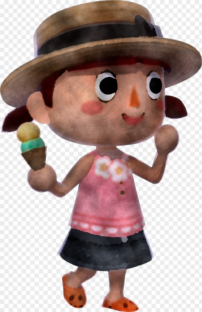 Cartoon Toy Animation Figurine Hat PNG