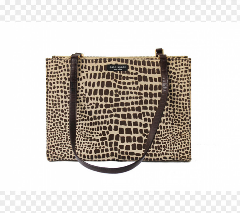 Kate Spade Handbag Brown Giraffe Beige Tote Bag PNG