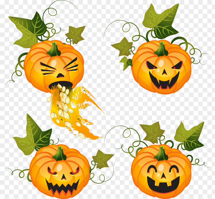 Pumpkin Head Halloween Jack-o'-lantern Clip Art PNG