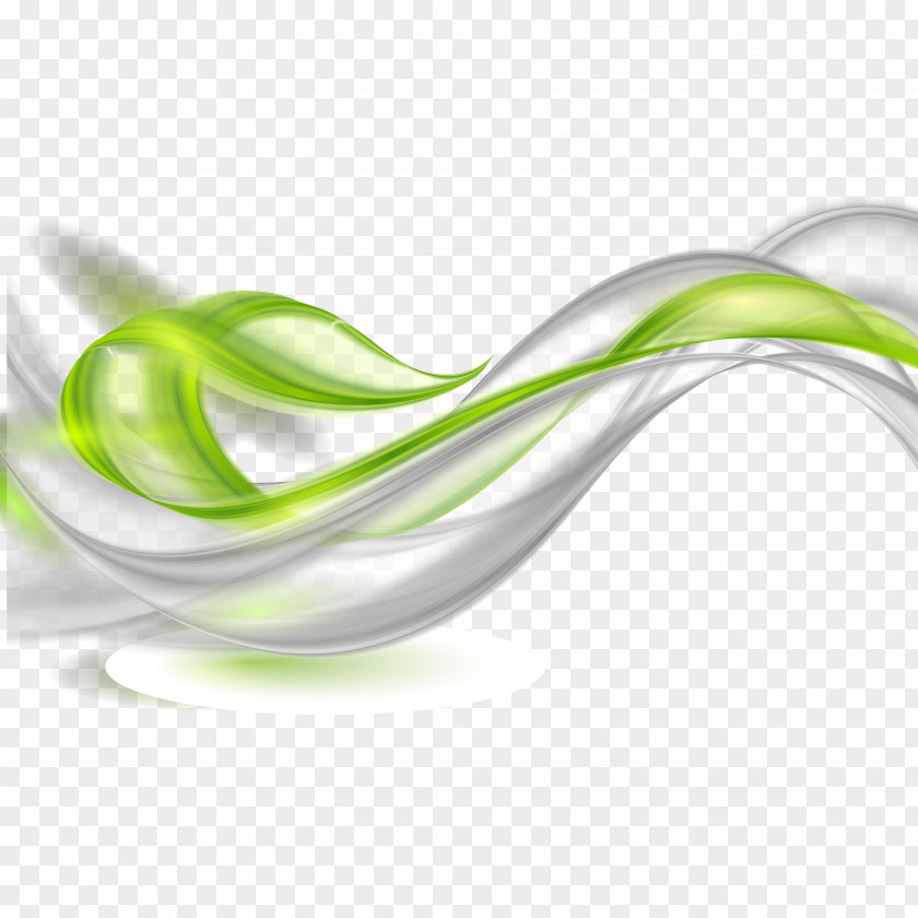 Spring Green Curve Background Vector Euclidean PNG