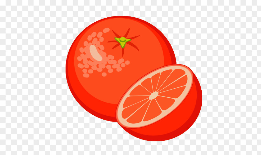 Cartoon Lemon Orange Juice Blood Mandarin PNG