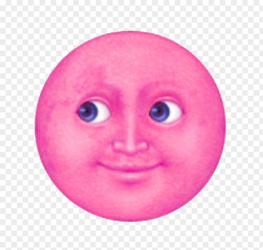 Emoji Moon Supermoon Snout Sticker Pineapple PNG