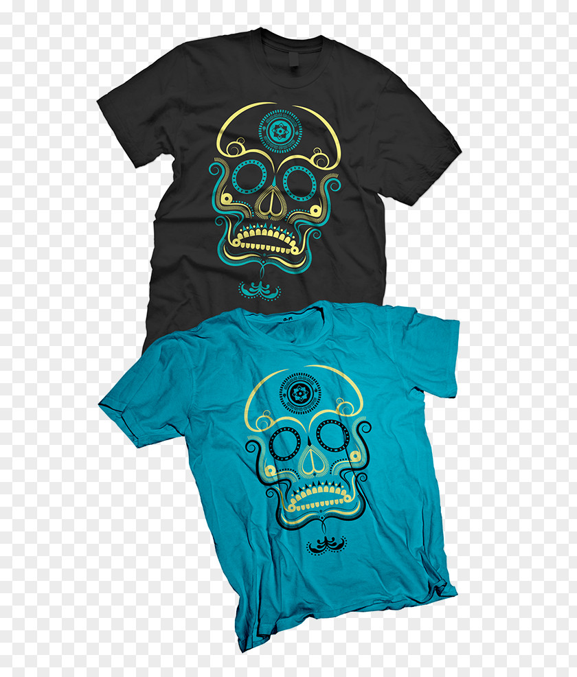 T-shirt Sleeve Skull Font PNG