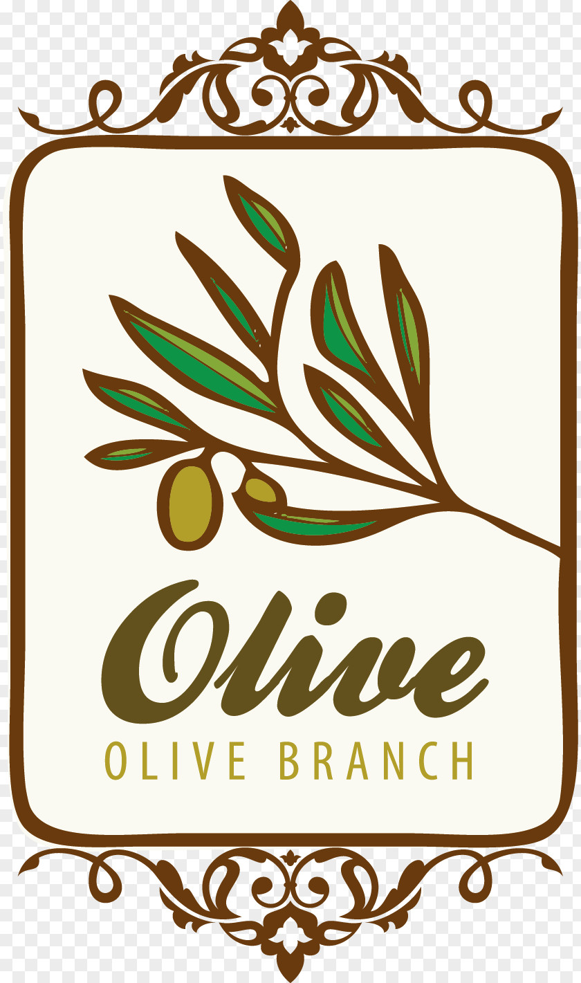 Vector Olive Oil Poster Clip Art PNG