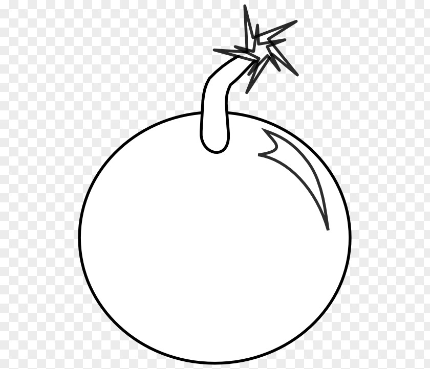 Bomb Coloring Book Drawing Image Black And White PNG