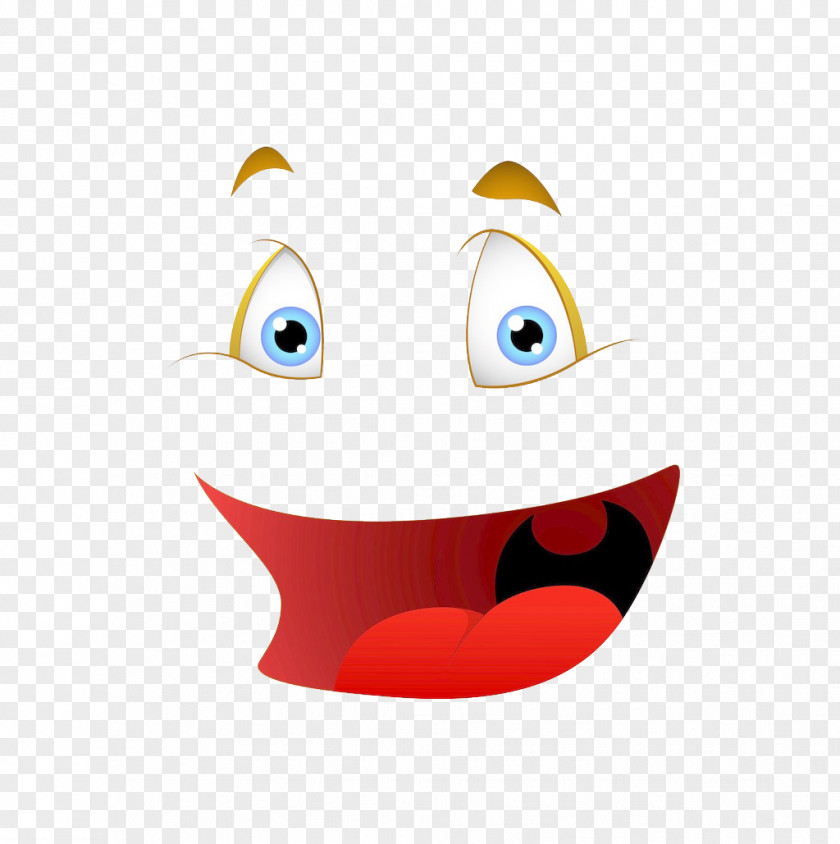 Happy Expression Cartoon Illustration PNG