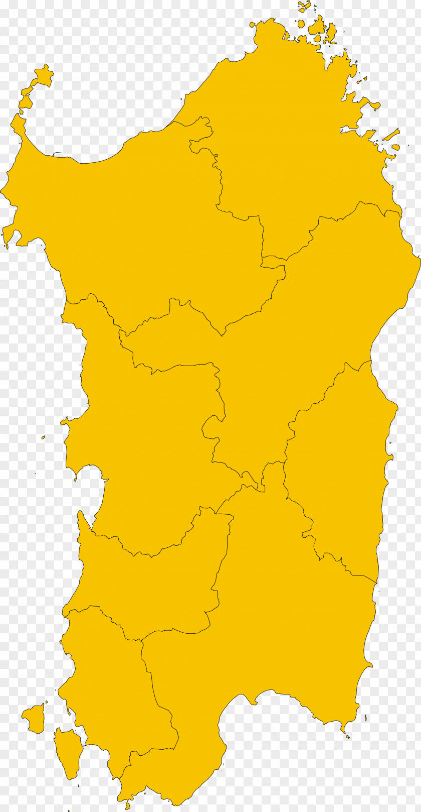 Map Regions Of Italy Cagliari Kingdom Sardinia Giudicati Sardinian PNG