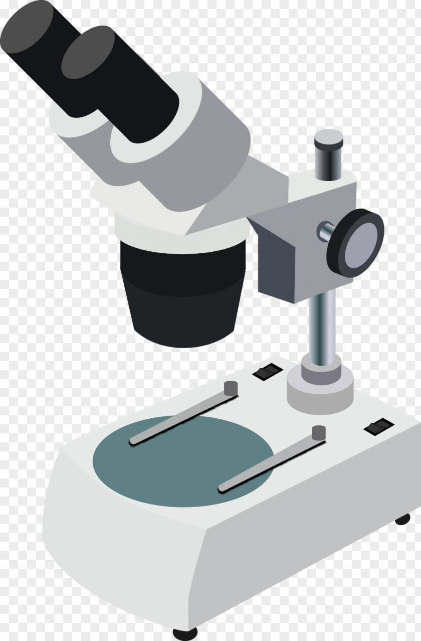 Vector Microscope Clip Art PNG