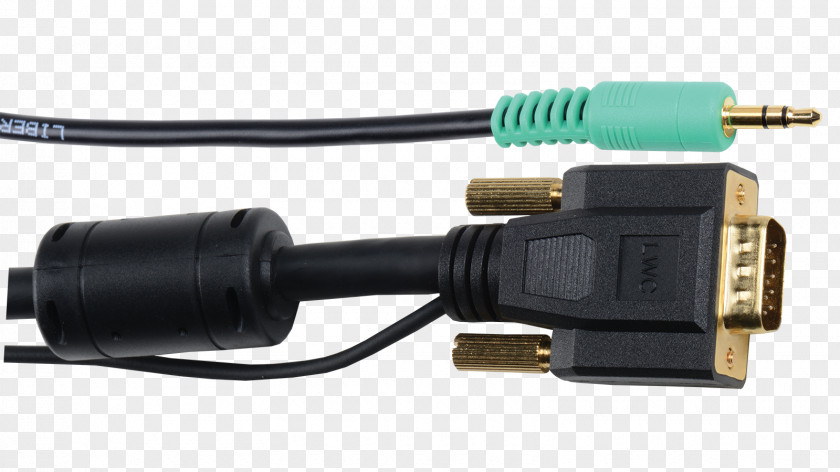 VGA Cable Serial Connector Phone Electrical PNG