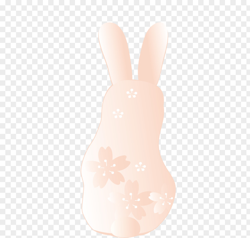 Cartoon Rabbit Image Finger PNG