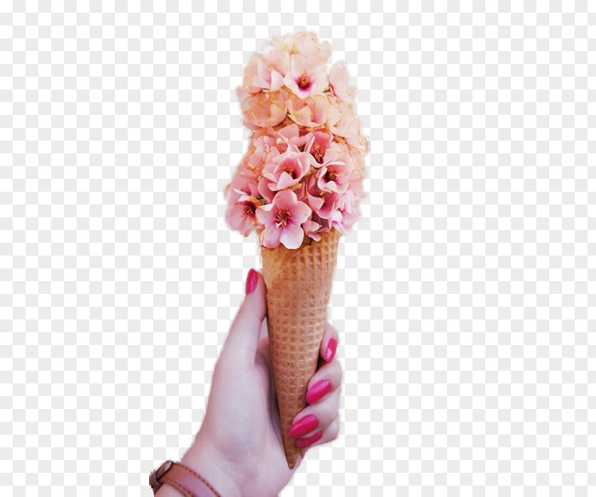 Daffodil Cut Flowers Floral Design Flower Bouquet Ice Cream Cones PNG