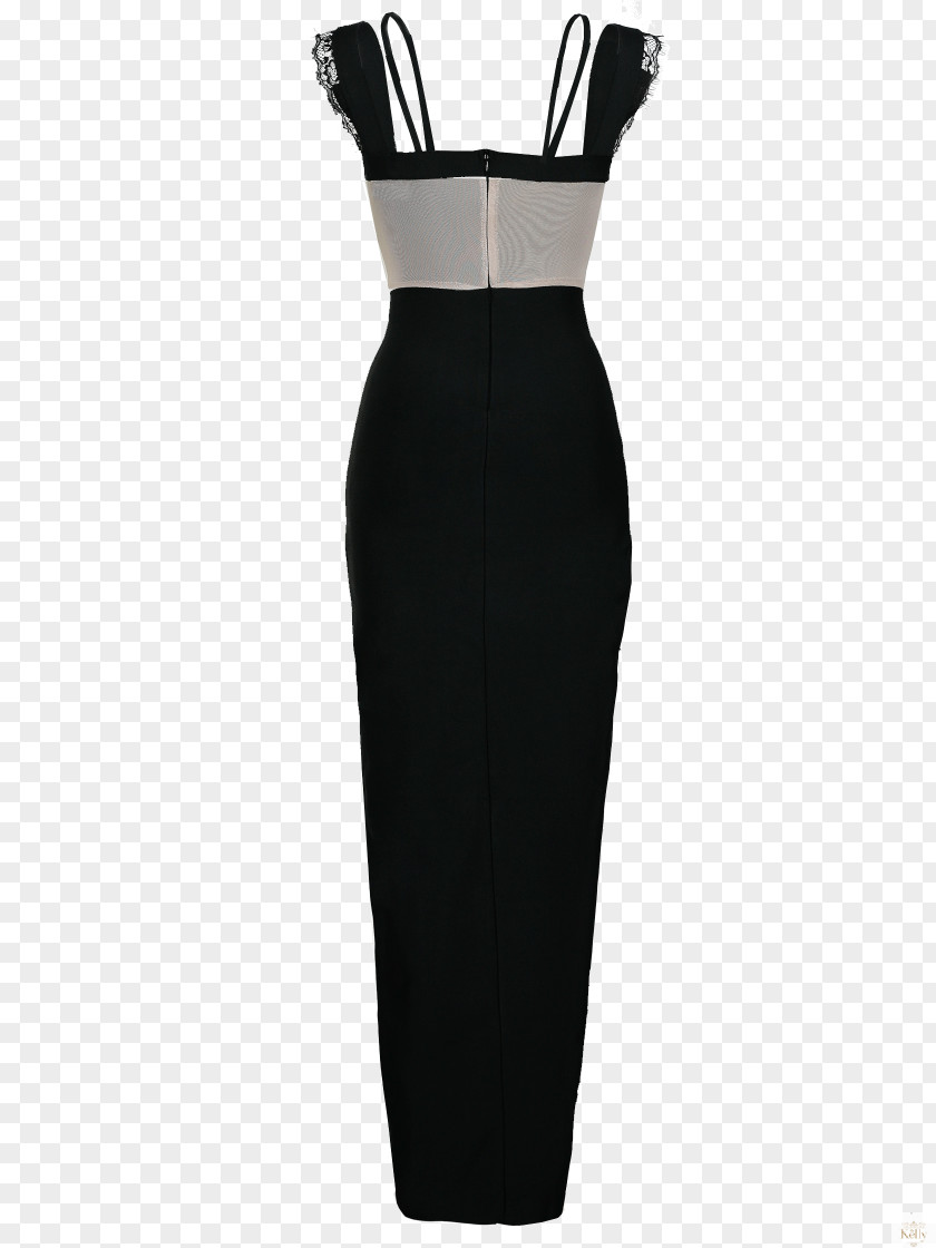 Grace Kelly Little Black Dress Shoulder Waist M PNG