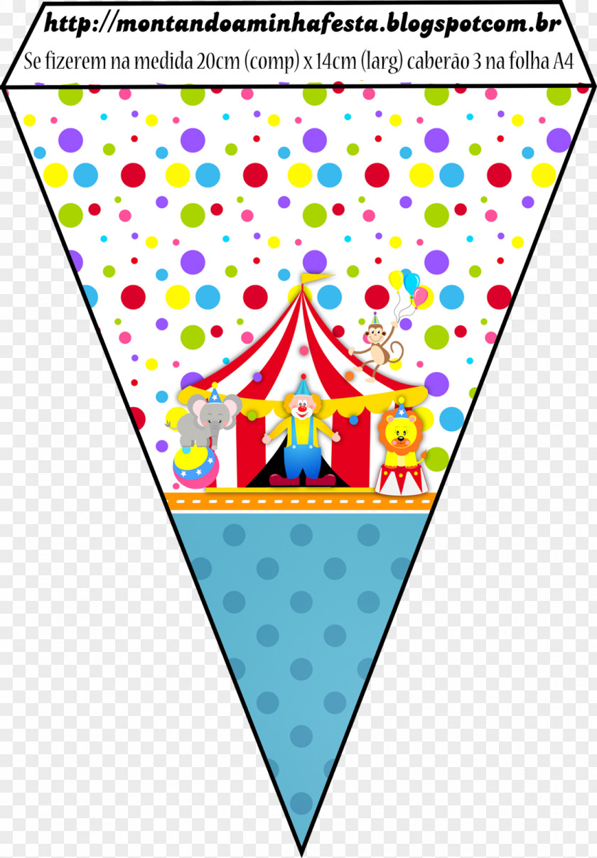 Party Circus Clown Birthday Graphic Design PNG