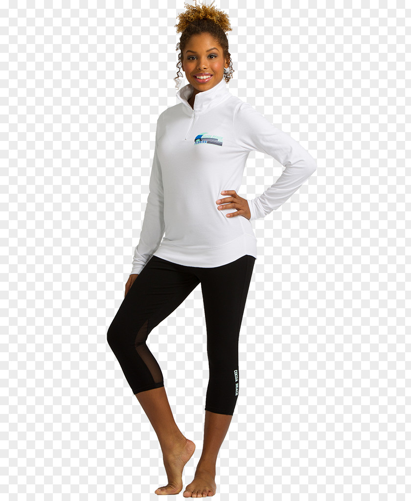 T-shirt Leggings Shoulder Sportswear Sleeve PNG