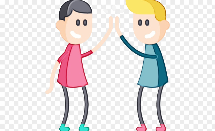 Thumb Finger Friendship Cartoon PNG